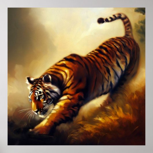 Tiger (4) Wildkatze Poster (Vorne)