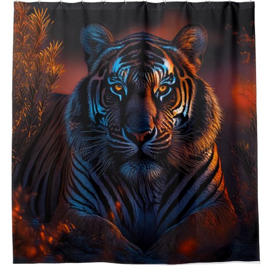 Tiger 50x50 001 Duschvorhang (Vorderseite)