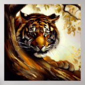 Tiger (5) Wildkatze Poster (Vorne)