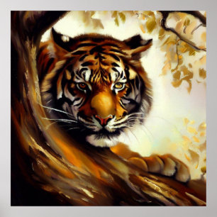 Tiger (5) Wildkatze Poster