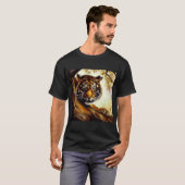 Tiger (5) Wildkatze T-Shirt (Vorne ganz)