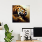 Tiger (6) Wildkatze Poster (Heimbüro)