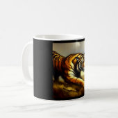 Tiger (7) Wildkatze Kaffeetasse (Vorderseite Links)