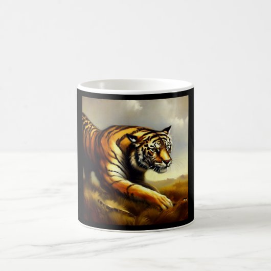 Tiger (7) Wildkatze Kaffeetasse (Mittel)