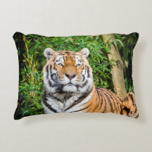 Tiger-Akzent-Pillow