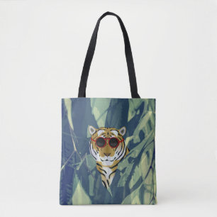 Tiger Allover Tote Bag Tasche