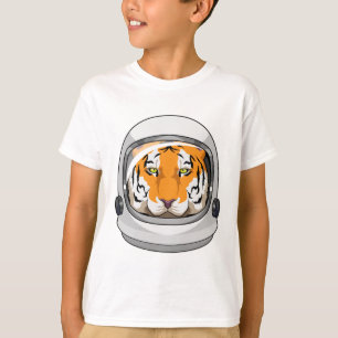Tiger als Astronaut mit Helm T-Shirt