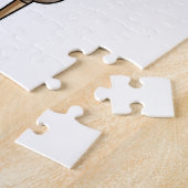 Tiger als Pirate mit Holzbein und Hooker Hand Puzzle (Seite)