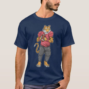 Tiger American Football T-Shirt