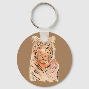 Tiger an einem Schlüsselanhänger / Schlüsselband
