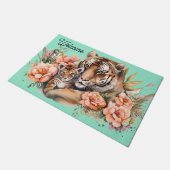 Tiger and Cub  Fußmatte (Schrägansicht)