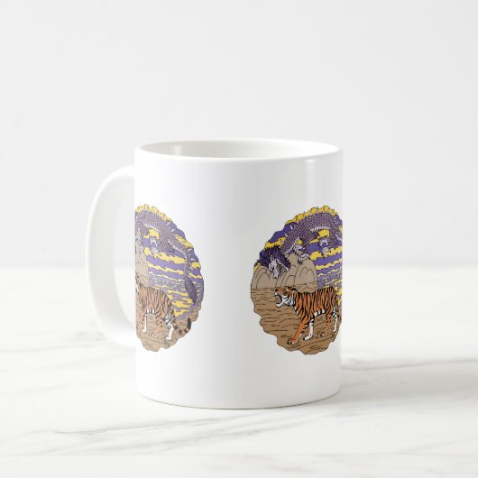 Tiger and Dragon Kaffeetasse (Vorderseite Links)