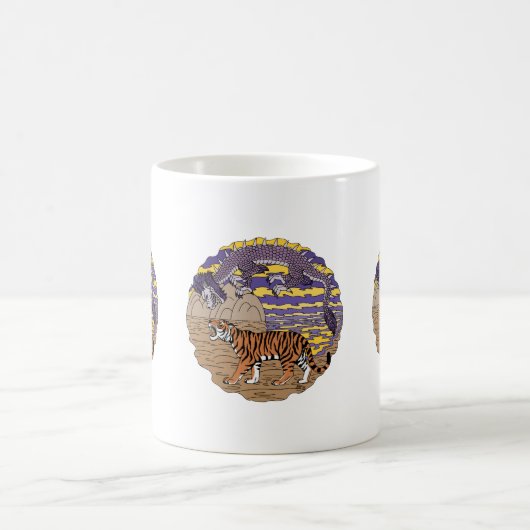 Tiger and Dragon Kaffeetasse (Mittel)