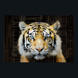 Tiger Animal Art Deco Paint Mosaic Poster<br><div class="desc">Tiger Animal Art Dekor Paint Mosaic Graphic Paint. Ein phantastisches Bild mit farbenprächtigen Porträts der majestätischen Natur.</div>
