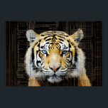 Tiger Animal Art Deco Paint Mosaic Poster<br><div class="desc">Tiger Animal Art Dekor Paint Mosaic Graphic Paint. Ein phantastisches Bild mit farbenprächtigen Porträts der majestätischen Natur.</div>