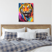 Tiger Animal Discovery Adventure Nature Planet Ea Leinwanddruck (Insitu (Schlafzimmer))
