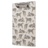 Tiger Animal Pink Modern Klemmbrett (Links)