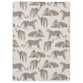 Tiger Animal Pink Modern Klemmbrett (Rückseite)