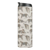 Tiger Animal Pink Modern Thermosbecher (Nach rechts gedreht)