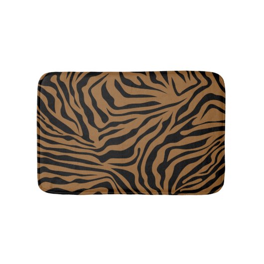 Tiger Animal Print Badematte (Vorderseite)