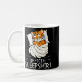 Tiger Animal Sleepshirt Pajamas Nightgown Kaffeetasse (Links)