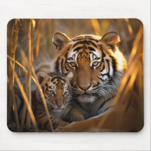 Tiger Animal Wild Beauty Freedom Wilderness Art Mousepad