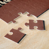 Tiger - Antike, farbenfrohe Buchillustration Puzzle (Seite)