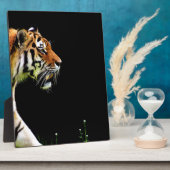 Tiger Approaching - Wildtierarbeiten Fotoplatte (Seite)