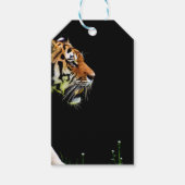 Tiger Approaching - Wildtierarbeiten Geschenkanhänger (Vorderseite)