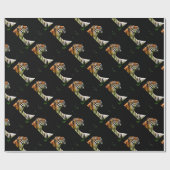 Tiger Approaching - Wildtierarbeiten Geschenkpapier (Flach)