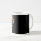 Tiger Approaching - Wildtierarbeiten Kaffeetasse (VorderseiteRechts)