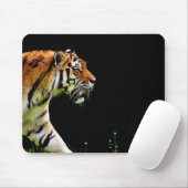 Tiger Approaching - Wildtierarbeiten Mousepad (Mit Mouse)