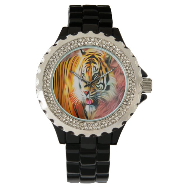 Tiger Armbanduhr (Vorderseite)