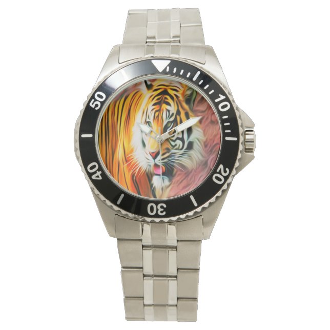 Tiger Armbanduhr (Vorderseite)