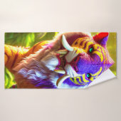 Tiger Art Badehandtuch (Badehandtuch)