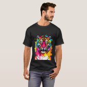 Tiger Art Bella+Leinwand T - Shirt (Vorne ganz)