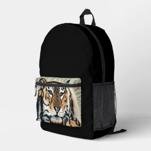 Tiger Art Color Pencil Zeichnend Bedruckter Rucksack