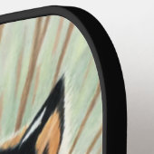 Tiger Art Color Pencil Zeichnend Pickleball Schläger (Linke Seite)