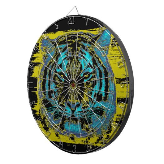 Tiger Art Dartscheibe (Vorderseite rechts)