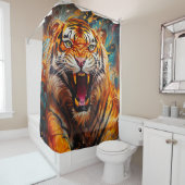 Tiger Art Duschvorhang (Beispiel)