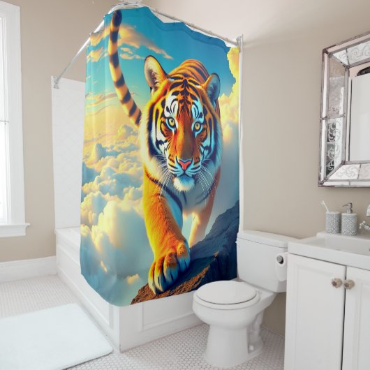 Tiger Art Duschvorhang (Beispiel)