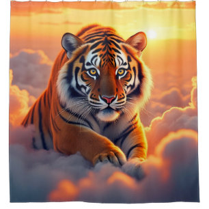 Tiger Art Duschvorhang