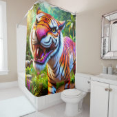 Tiger Art Duschvorhang (Beispiel)