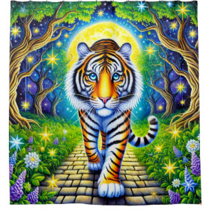 Tiger Art Duschvorhang