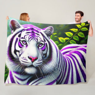 Tiger Art Fleecedecke