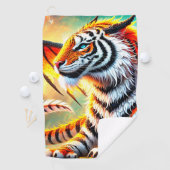 Tiger Art Golfhandtuch (Insitu)