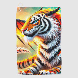 Tiger Art Golfhandtuch