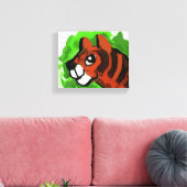 Tiger Art Leinwanddruck (Insitu (Wohnzimmer))