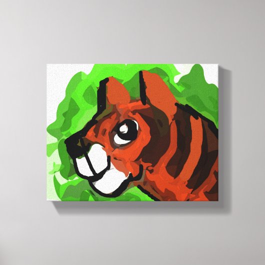 Tiger Art Leinwanddruck (Vorderseite)