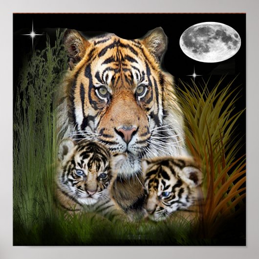 Tiger Art Poster (Vorne)